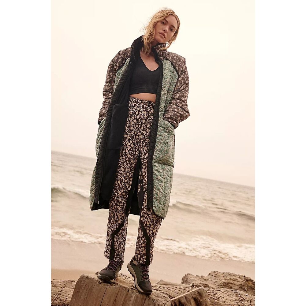 Free People Love You Back Pant Printed Pants Size XS
